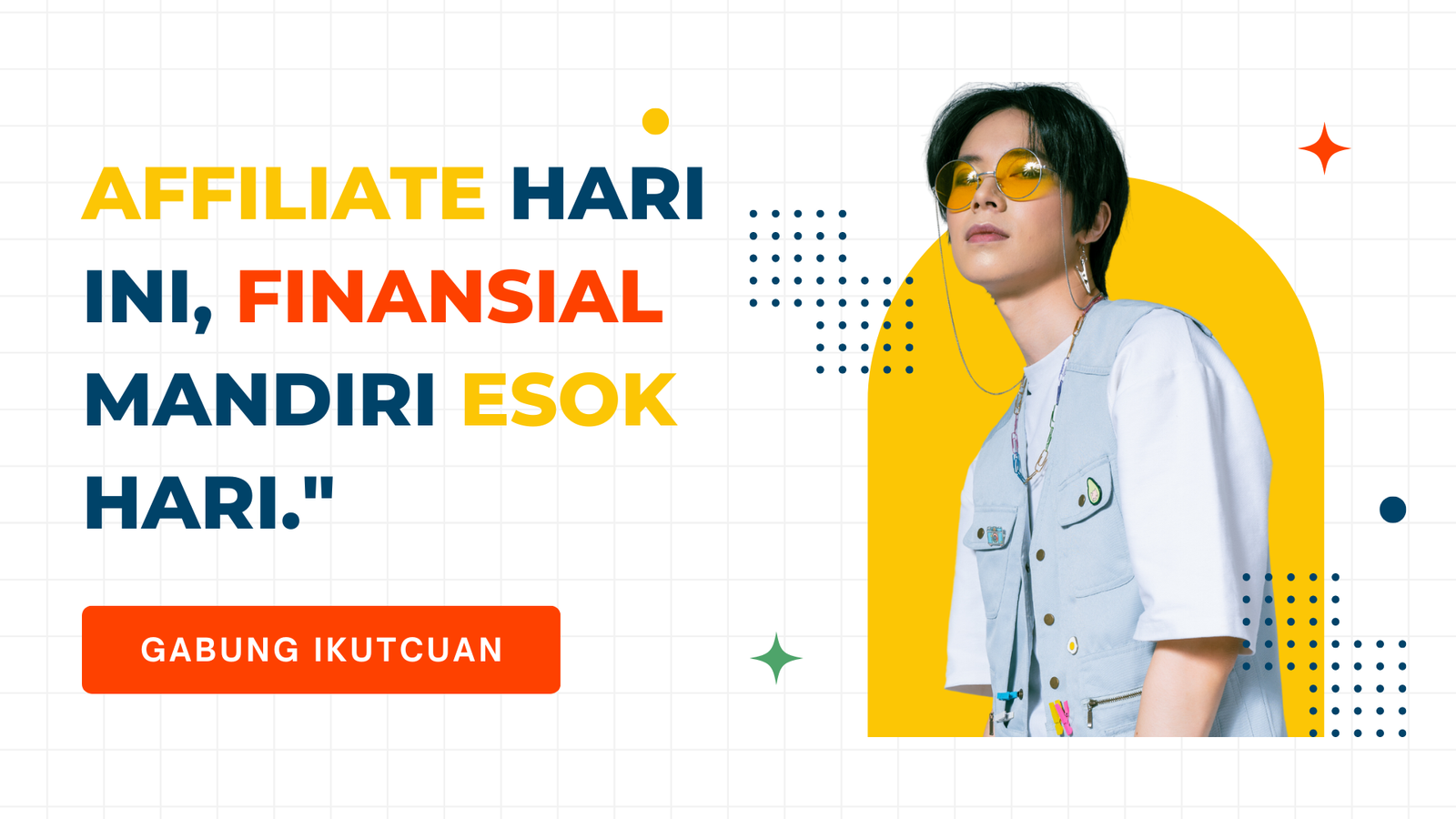 Presentasi Bagan Panah Biru dan Putih